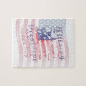 強く一緒に米国ヒラリー4アメリカ大統領 ジグソーパズル (横)