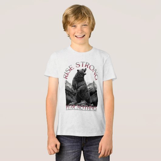 強く上がる トライブレンドＴシャツ (正面全面)