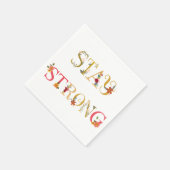 強く保つ スタンダードカクテルナプキン (角)