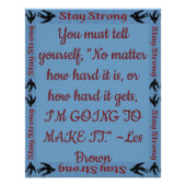 強く保つ ポスター (正面)