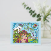 強く信じる_信念を持つ ポストカード (スタンド正面)