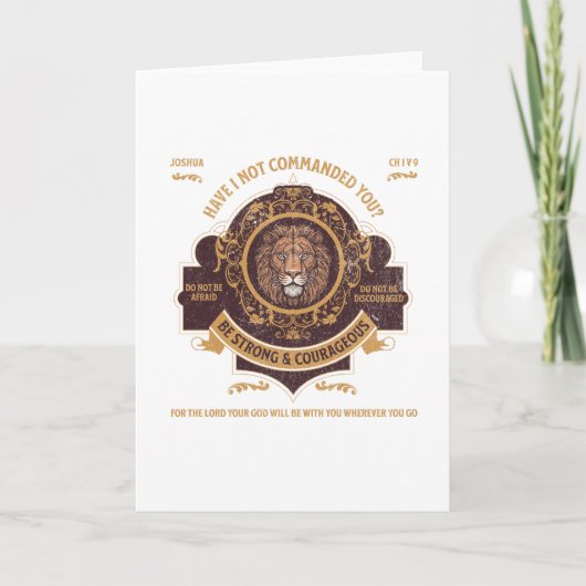 強く勇敢である カード (正面)