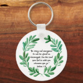 強く勇敢である キーホルダー (正面)