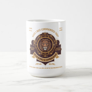 強く勇敢である コーヒーマグカップ