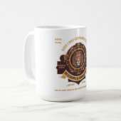 強く勇敢である コーヒーマグカップ (正面左)