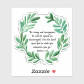 強く勇敢である シール (シート)