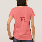 強く勇敢である Tシャツ (裏面)