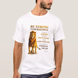 強く勇敢であれ Tシャツ