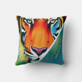 強く勇敢なキリスト教信仰である クッション (裏面)