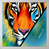 強く勇敢なキリスト教信仰である ポスター (正面)