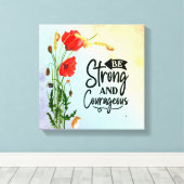 強く勇敢なジョシュアを1:9 キャンバスプリント (インサイチュ (ウッドフロア))