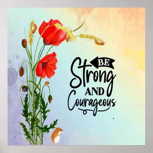 強く勇敢なジョシュアを1:9 ポスター (正面)