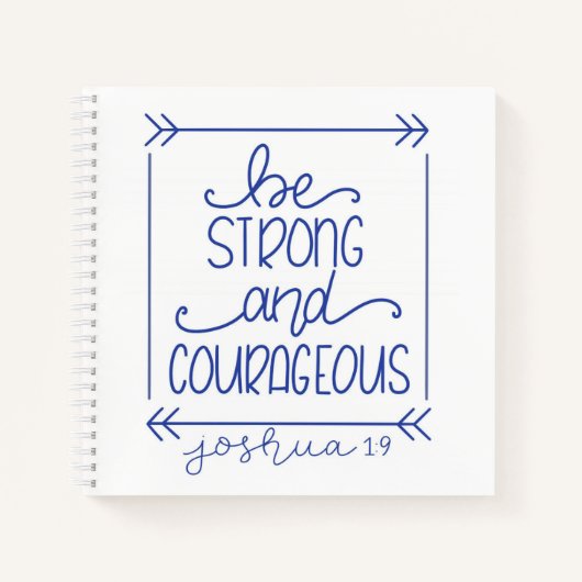 強く勇敢なスパイラルジャーナルである ノートブック (正面)