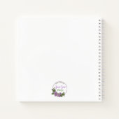 強く勇敢なスパイラルジャーナルである ノートブック (裏面)