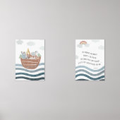 強く勇敢なノアの2つのポスターの箱舟セット (正面)