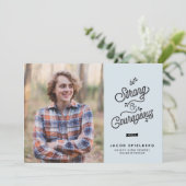 強く勇敢な卒業発表 招待状 (スタンド正面)