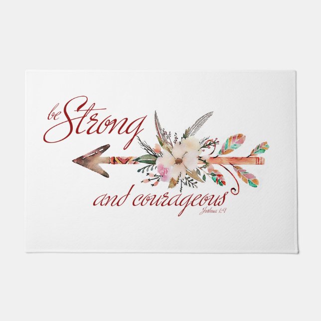 強く勇敢な ドアマット (正面)