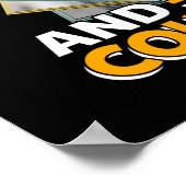 強く勇敢になる – ラマ ポスター (角)