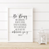 強く勇気あるジョシュア1:9 ポスター