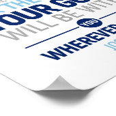 強く勇気あるジョシュア1:9 ポスター (角)