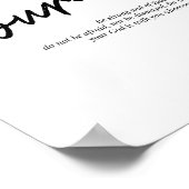 強く勇気を出して… – ジョシュア1:9 ポスター (角)