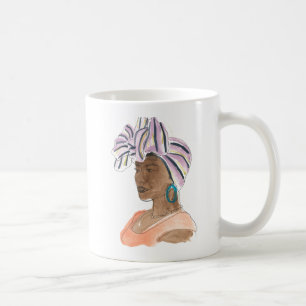強く及び美しい女性 コーヒーマグカップ