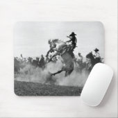 強く反対するブロンコのカウボーイ マウスパッド (マウス)