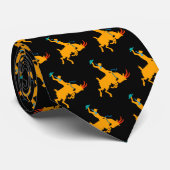 強く反対するブロンコの雄ヤギ ネクタイ (ロール)