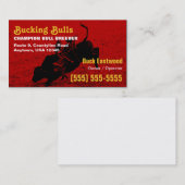 強く反対するBullの名刺 名刺 (正面/裏面)