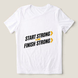 強く始めて強く終わる アスリートTシャツ トライブレンドTシャツ