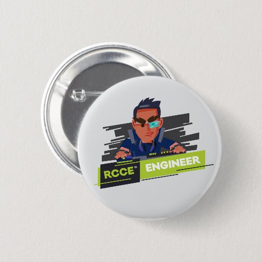 強く打つ 缶バッジ (正面&裏面)