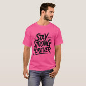 強く生きる Tシャツ (正面フル)