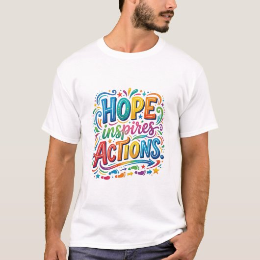 強く生きる Tシャツ (正面)