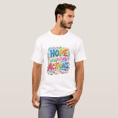 強く生きる Tシャツ (正面フル)