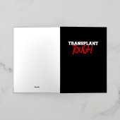 強く移植する 箔グリーティングカード (外側レイダウン)