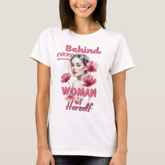 強く立ち上がれ - 勇敢な女性のためのウェア Tシャツ
