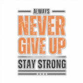 強く続く シール (正面)