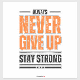 強く続く シール