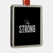 強く続く メタルオーナメント (右)