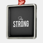 強く続く メタルオーナメント (左)