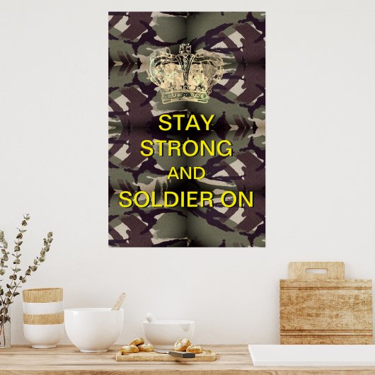 強く続ける ポスター (キッチン)