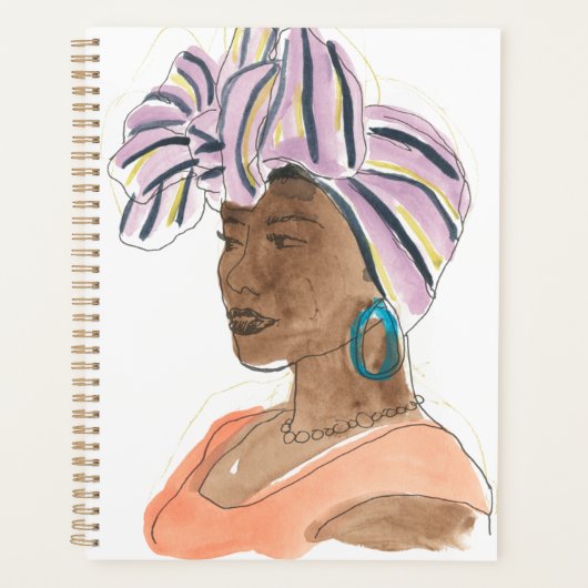 強く美しい女性 プランナー手帳 (正面)