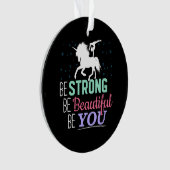 強く美しいYou - Gumstics Unicorn オーナメント (正面)