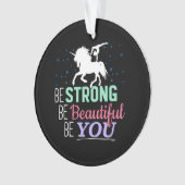 強く美しいYou - Gumstics Unicorn オーナメント (正面)