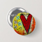 強く装飾的なPinがあって下さい 缶バッジ (正面&裏面)