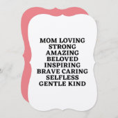 強く驚く最愛の勇者を愛インスパイアする母 (正面/裏面)