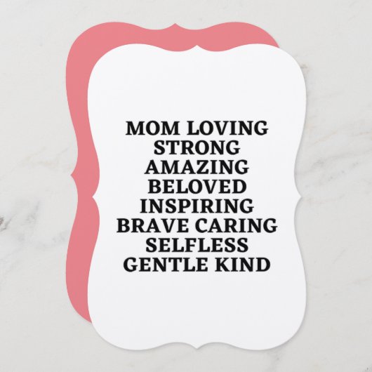 強く驚く最愛の勇者を愛インスパイアする母 (正面/裏面)