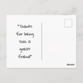 強く、また、勇気を出せ、ヨシュア1:9 ポストカード (裏面)