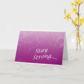 強く… カード (黄色い花)