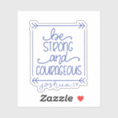 強く、勇敢であれ シール (シート)